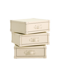 Heritage Leather · The Maison Rotating Cabinet - Cream