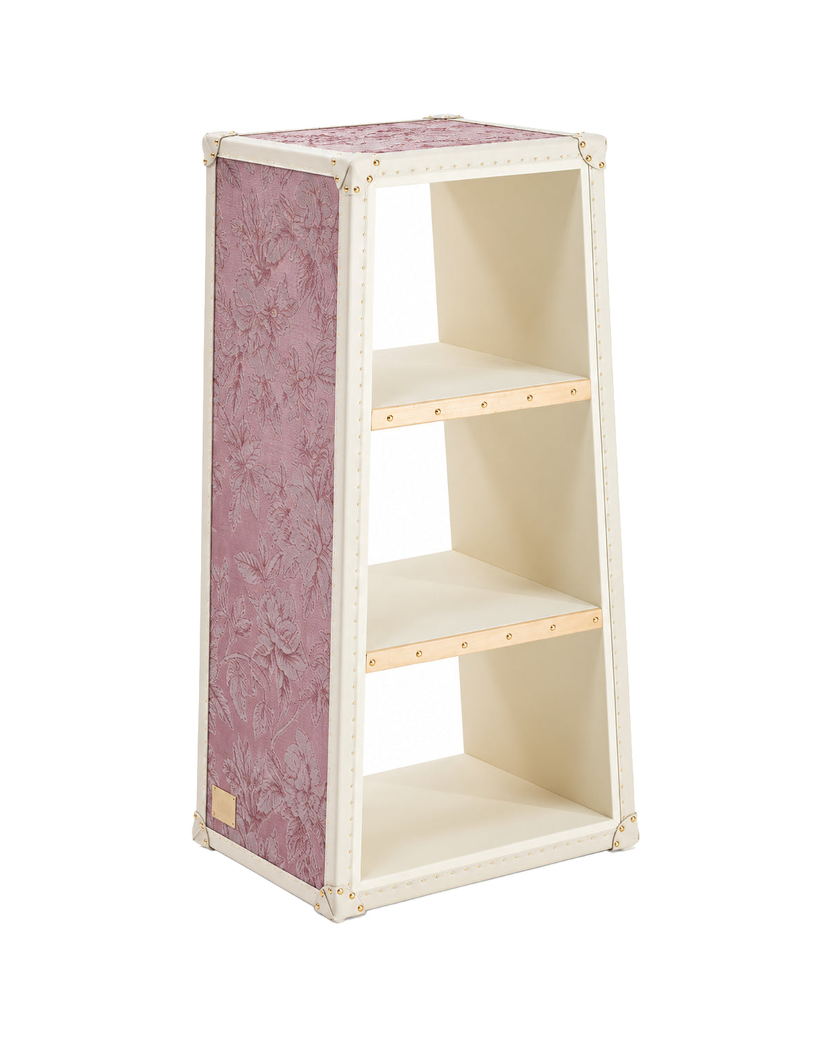 Blossom Pink open display cabinet in woven copper wire, SIRAE Dubai