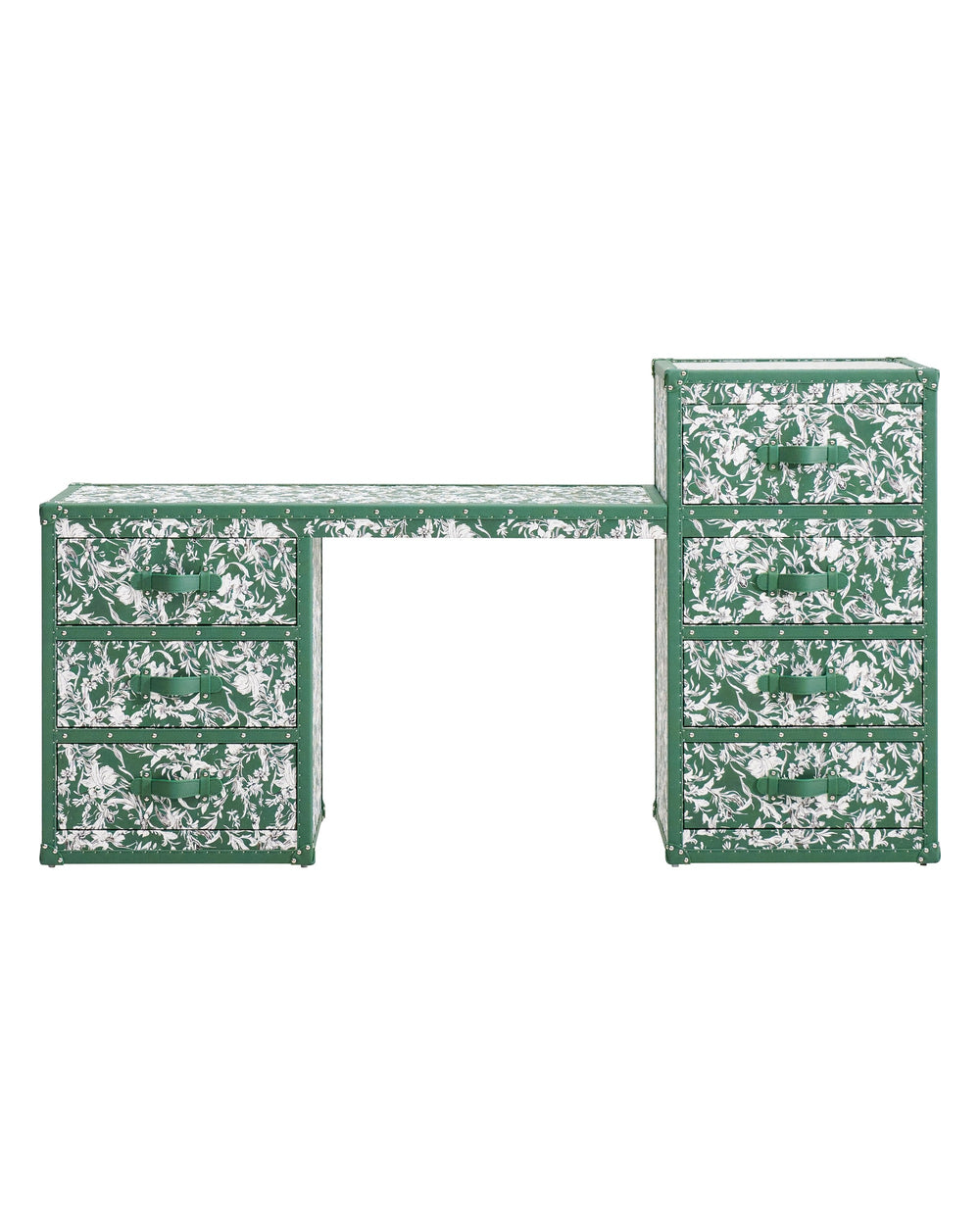 Heritage Leather · The Maison Dressing Table - Emerald