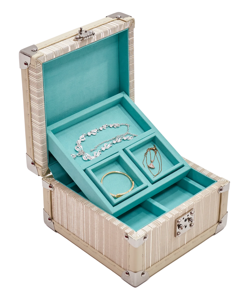 Aurum Wire · The Signature Jewelry Case - Frosted Silver