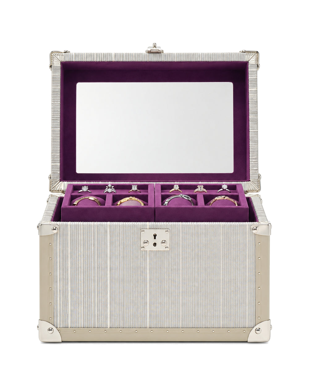 Aurum Wire · The Coronet Jewelry Case - Frosted Silver