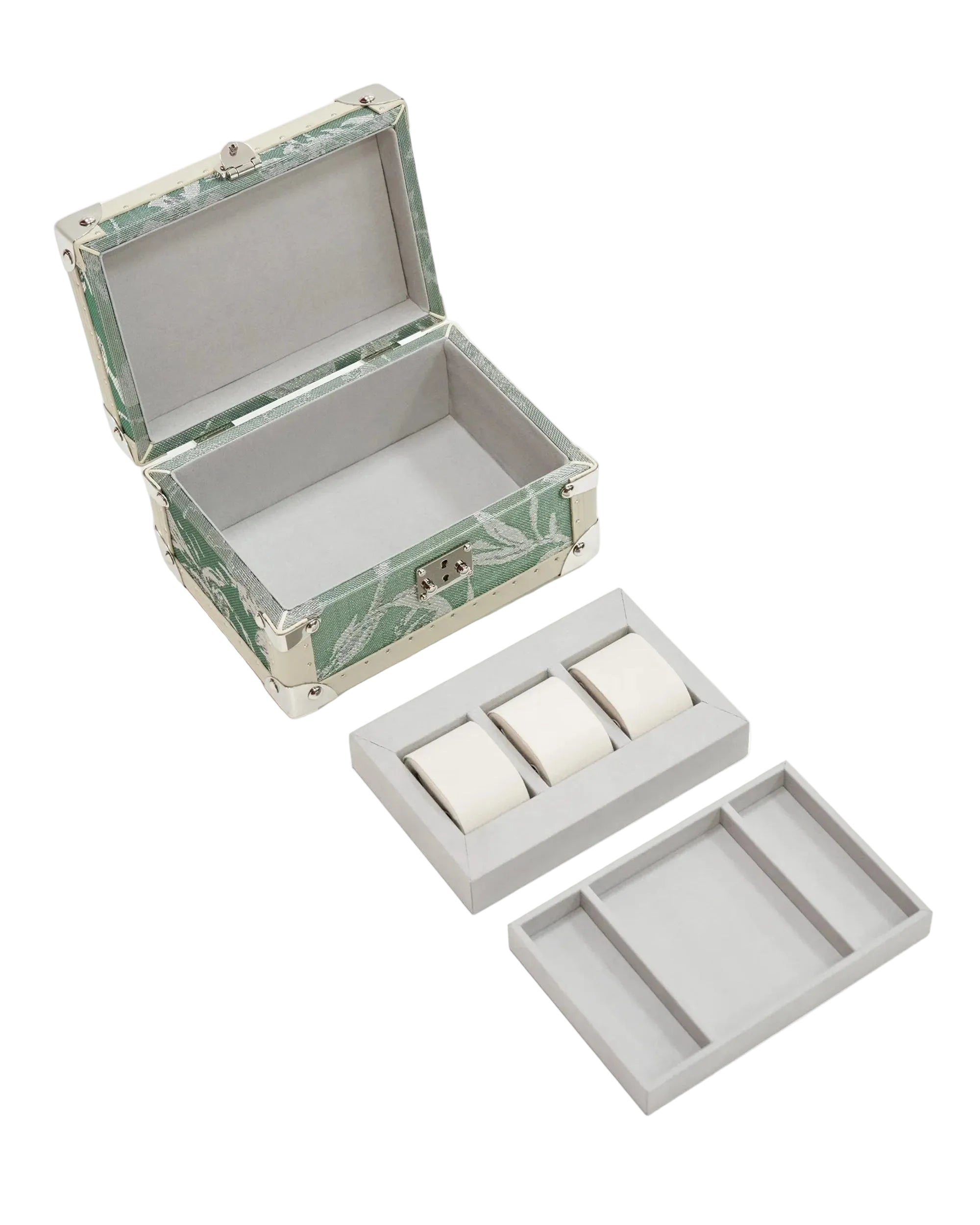 Open view of the wildflower garden copper wire jewelry box, Aurum Wire, SIRAE Casa Dubai