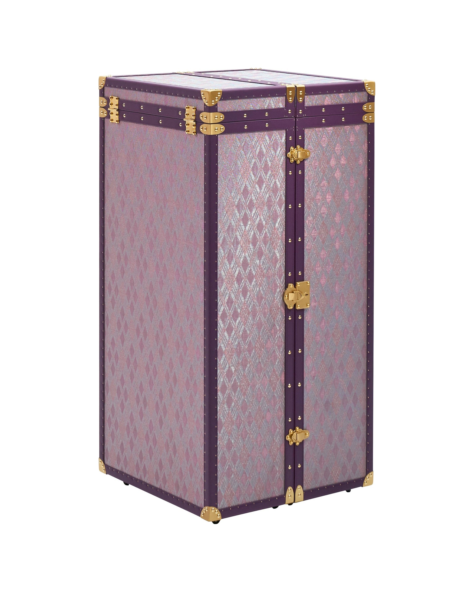 Anemone purple copper wire jewelry cabinet with double doors, SIRAE Casa Dubai