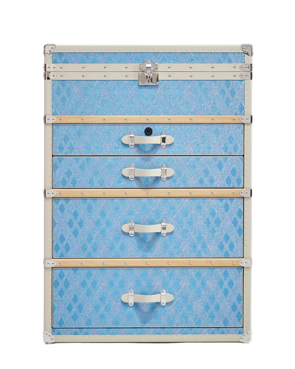 Aurum Wire · The Celeste Jewelry Cabinet - Diamond Mist Blue