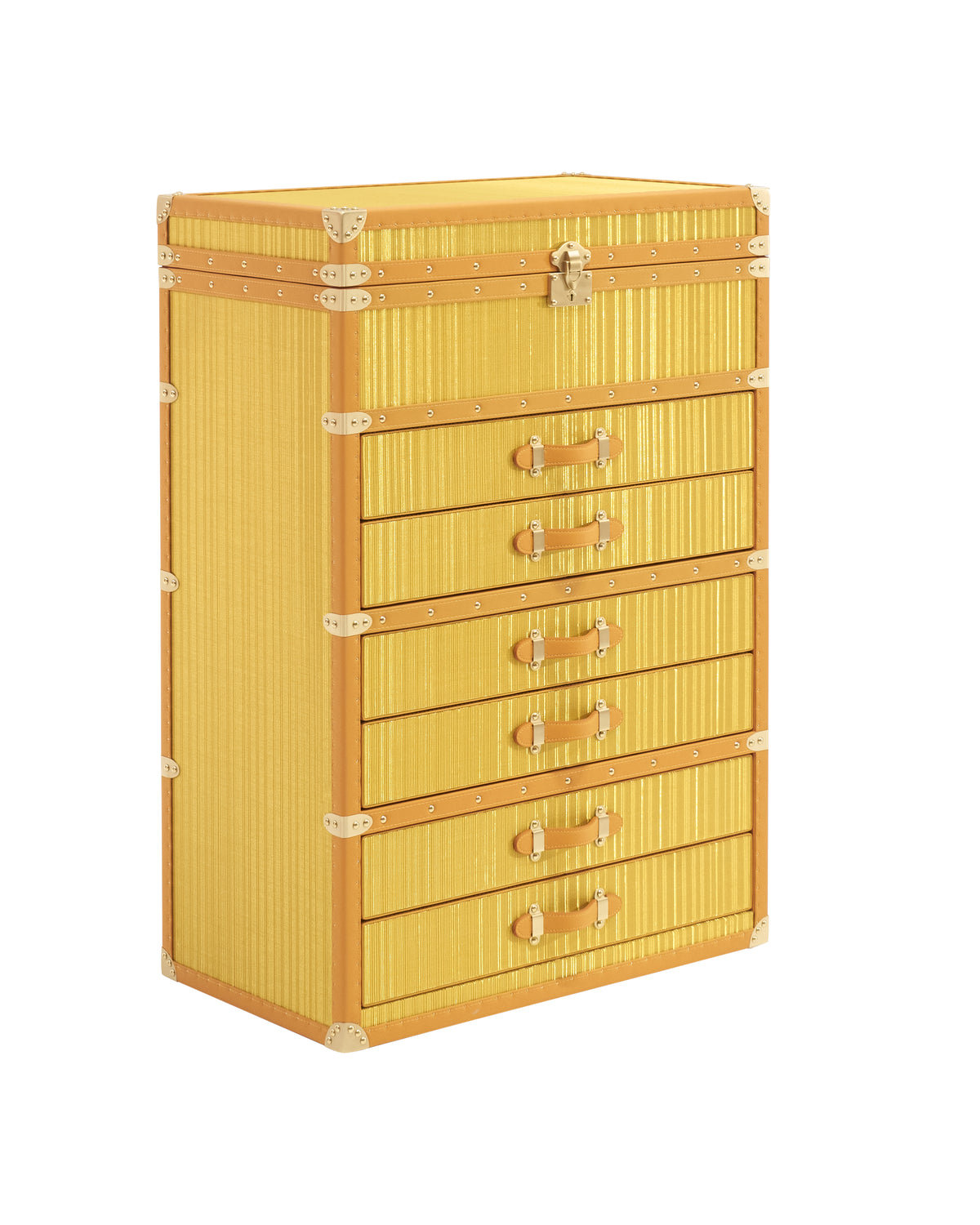 Honey Gold floor-standing jewelry cabinet by SIRAE