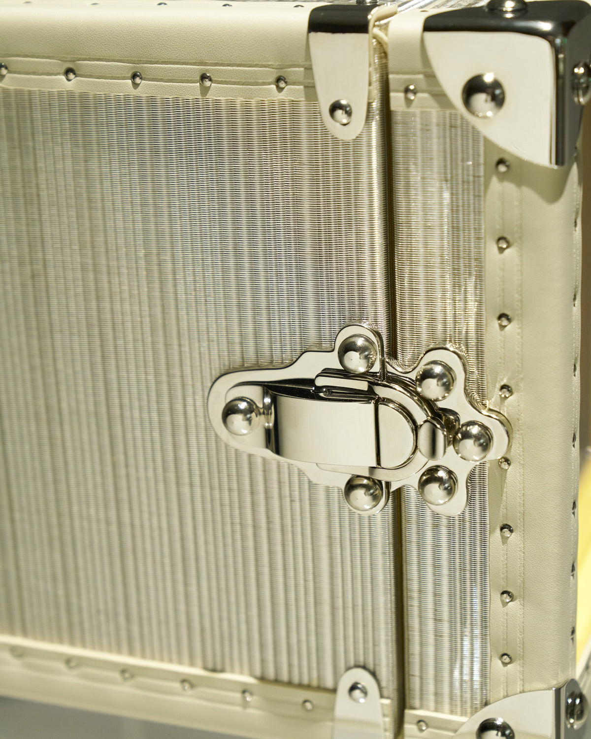 Latch and stud detail on the sandgold winder, SIRAE Dubai