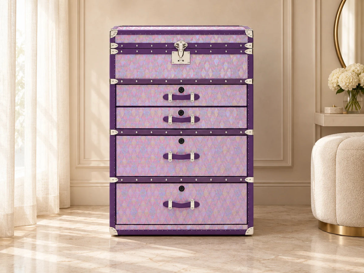 Aurum Wire jewellery cabinet in a dressing space