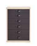 Heritage Print · The Signature Display Tallboy - Noir & Crème