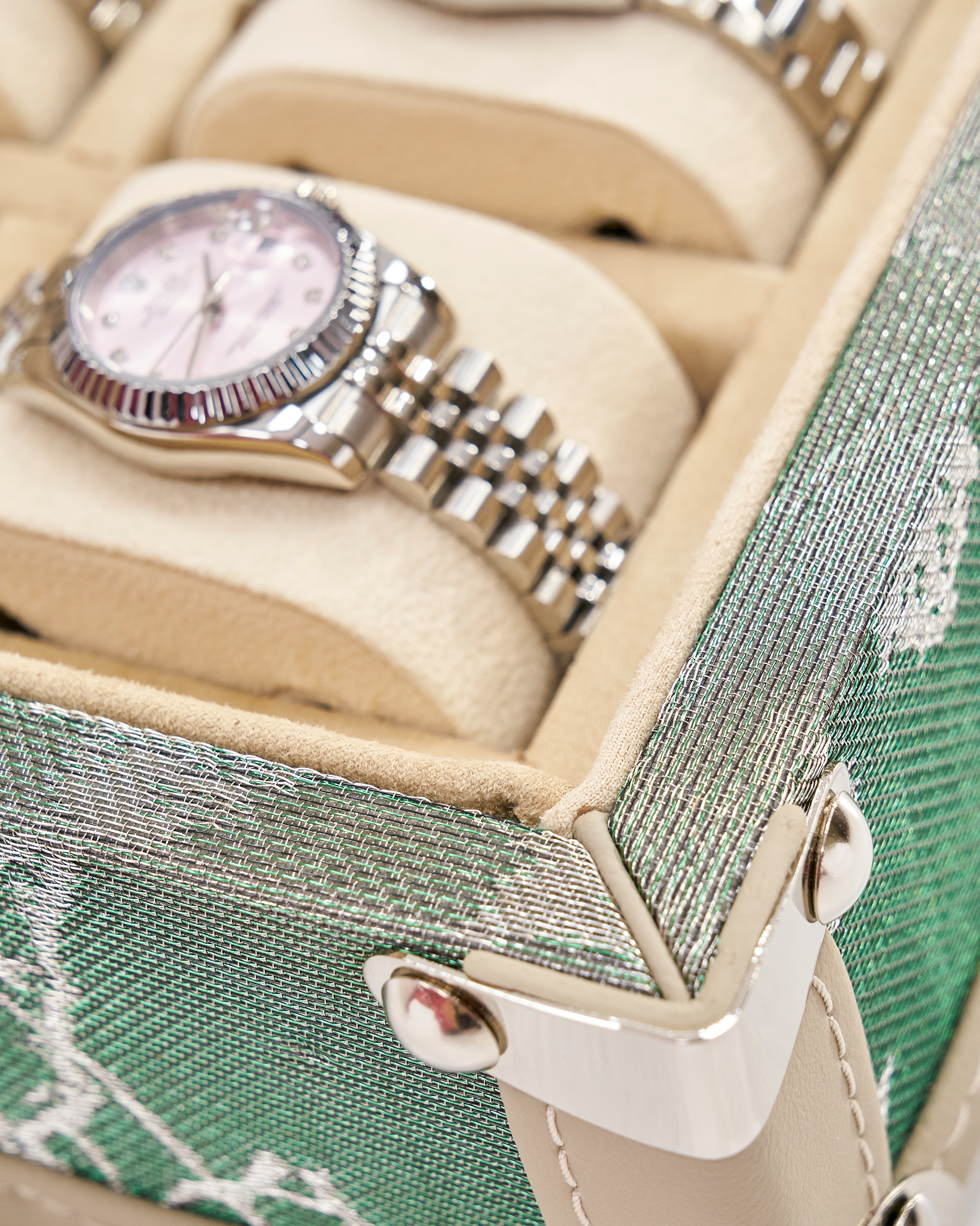 Meadow floral copper wire watch box for 10 watches, SIRAE Casa Dubai