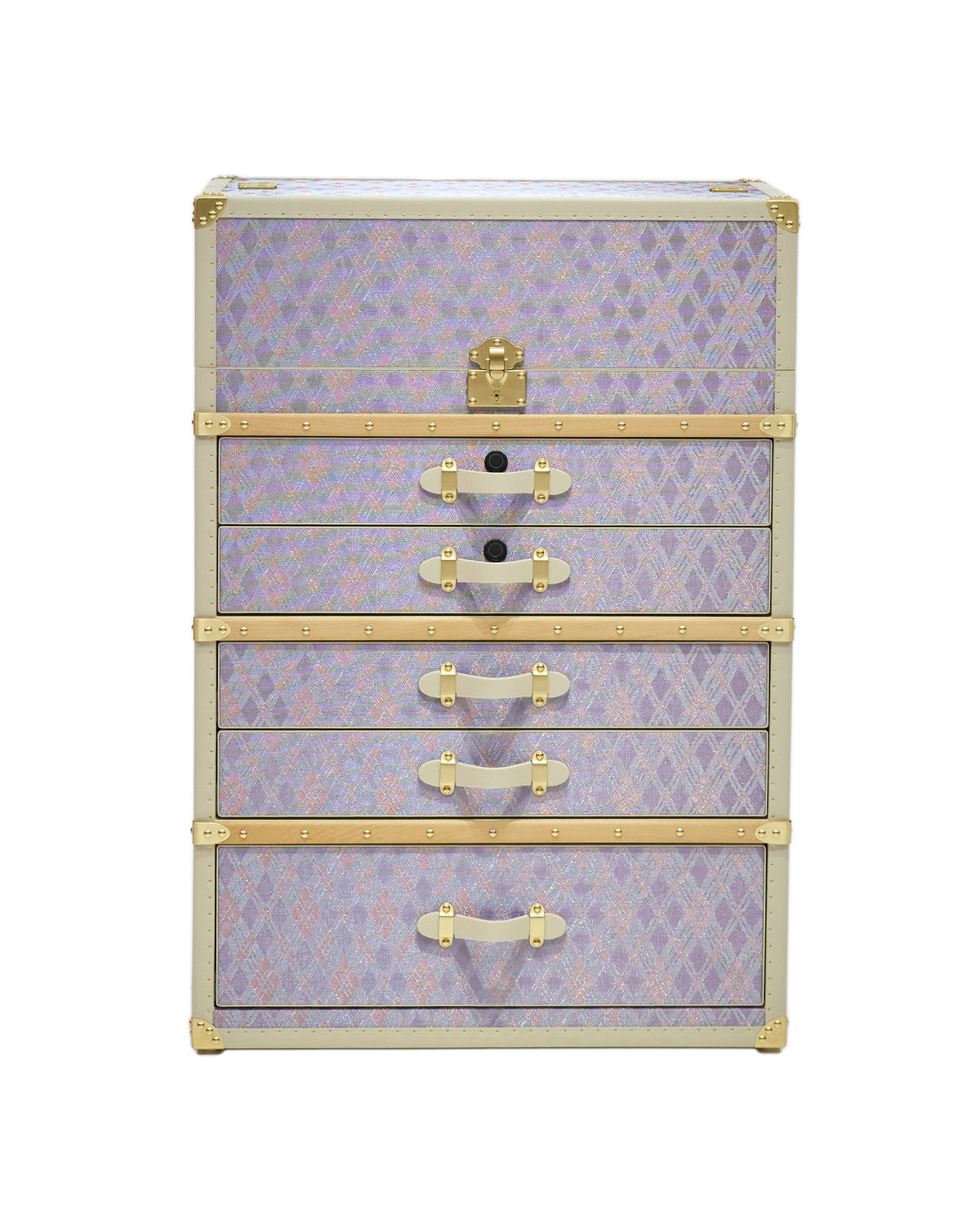 Pull-out drawer detail on the Horologist watch winder trunk